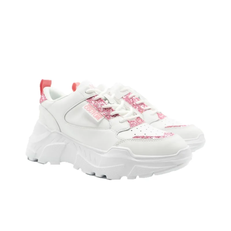 VERSACE JEANS COUTURE Low Top Casual Shoes Women's White-2