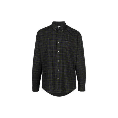 BARBOUR Shirts Men Dark Green