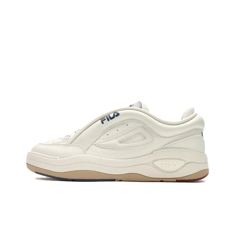 FILA MIX 2 Low Top Skateboard Shoes Men's Milk White-0