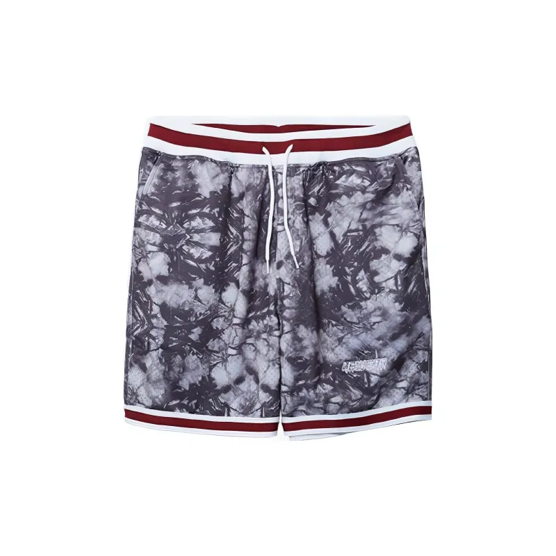 New Era Basketball Shorts Unisex Gray-1