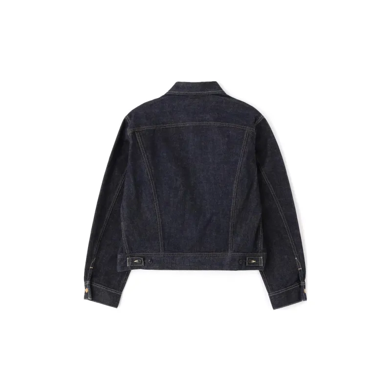 Lee Schott N.Y.C Co-brand Denim Jackets Unisex Indigo-1