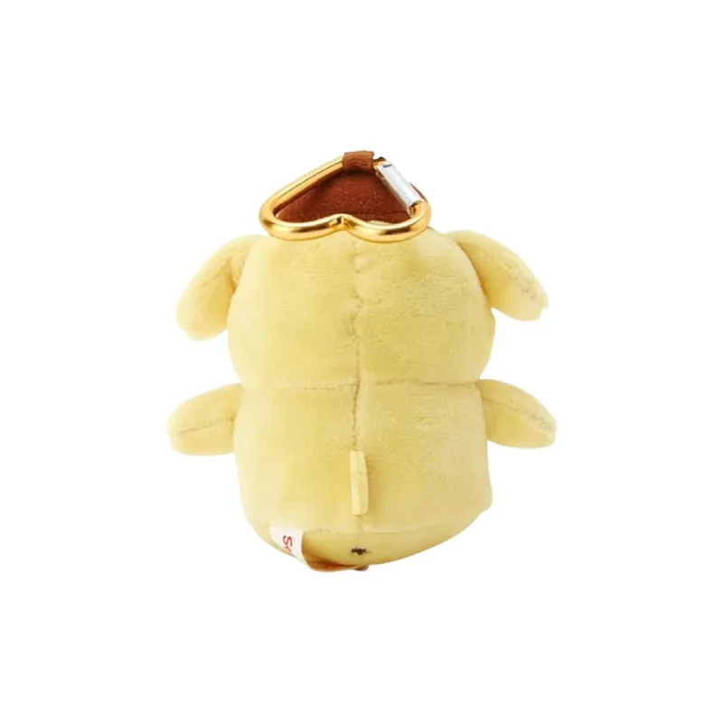Sanrio Pompompurin Plush Mascot All My Heart Keychain-1