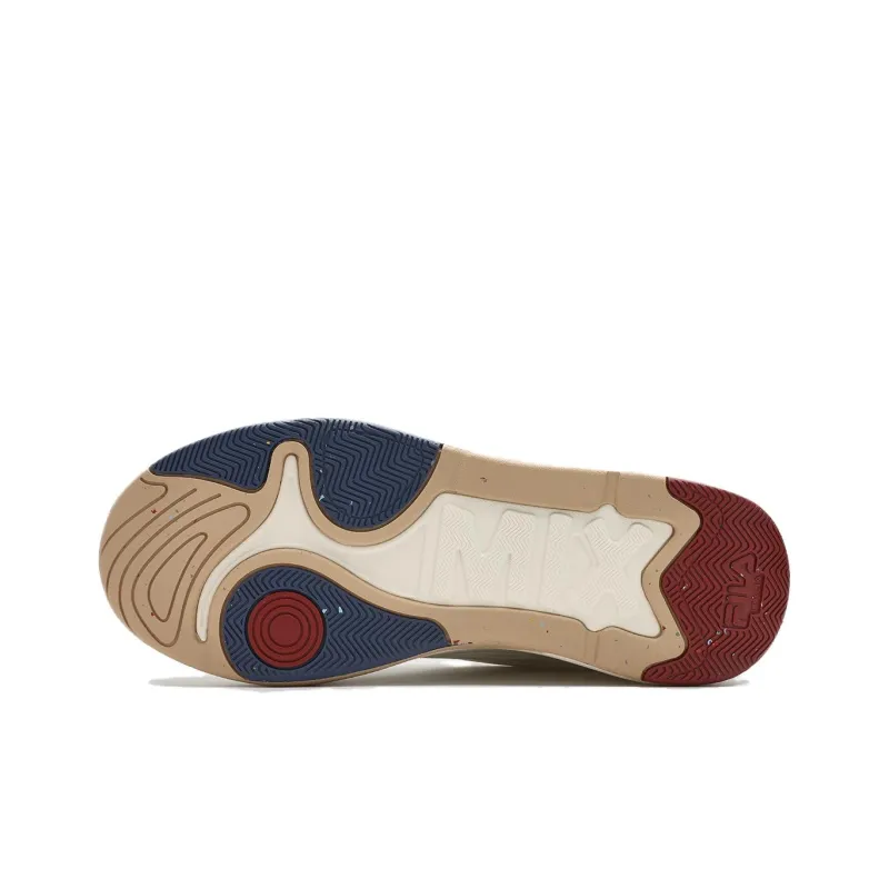 FILA MIX 2 Low Top Skateboard Shoes Men's Milk White-4