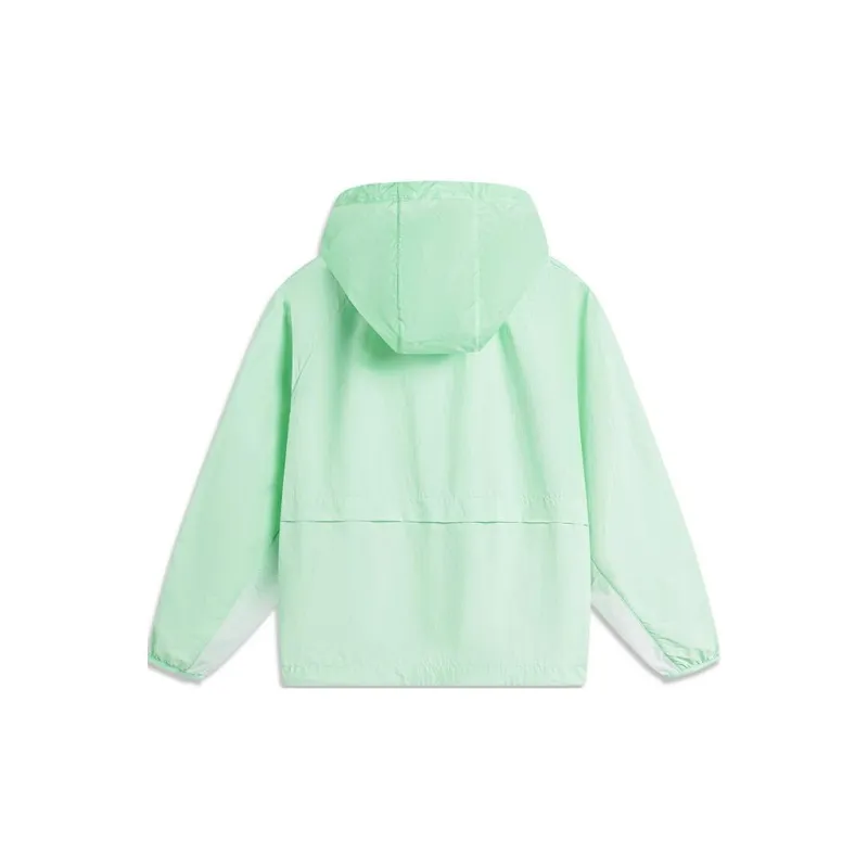 LiNing Weekend Youth Breathable UV Protection Sun Protection Clothing Women's Cooling Green-1