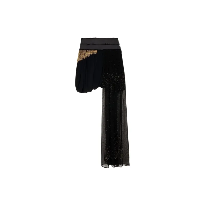 ZARA Casual Short Skirts Women's Black-1