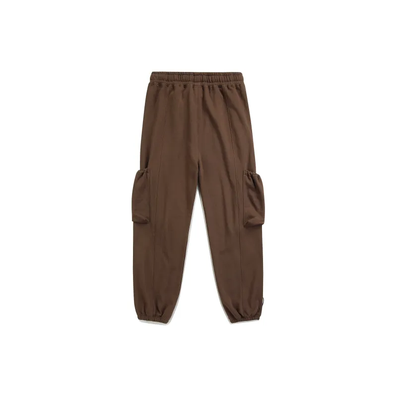 Guuka Long Casual Pants Men's Dark Coffee-1