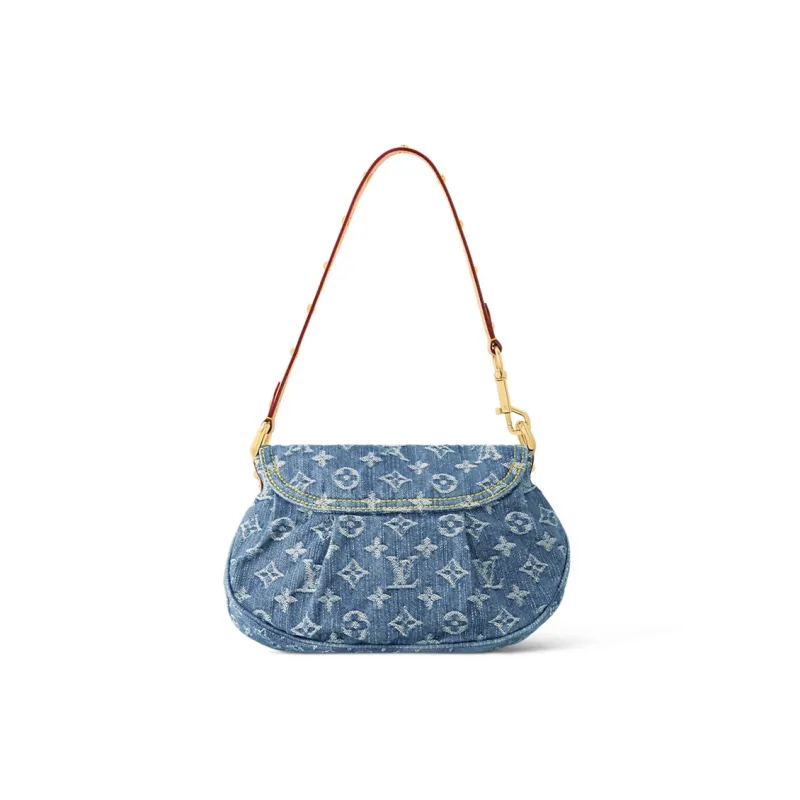 LOUIS VUITTON Sunset Bag Monogram Denim Blue-2