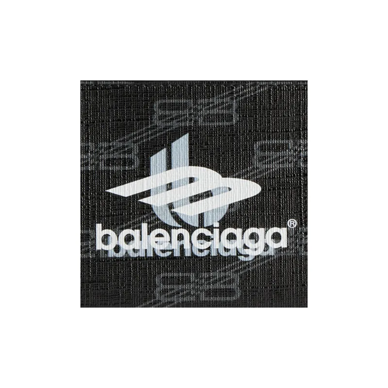 Balenciaga Logo-print Patent Leather Wallet-3
