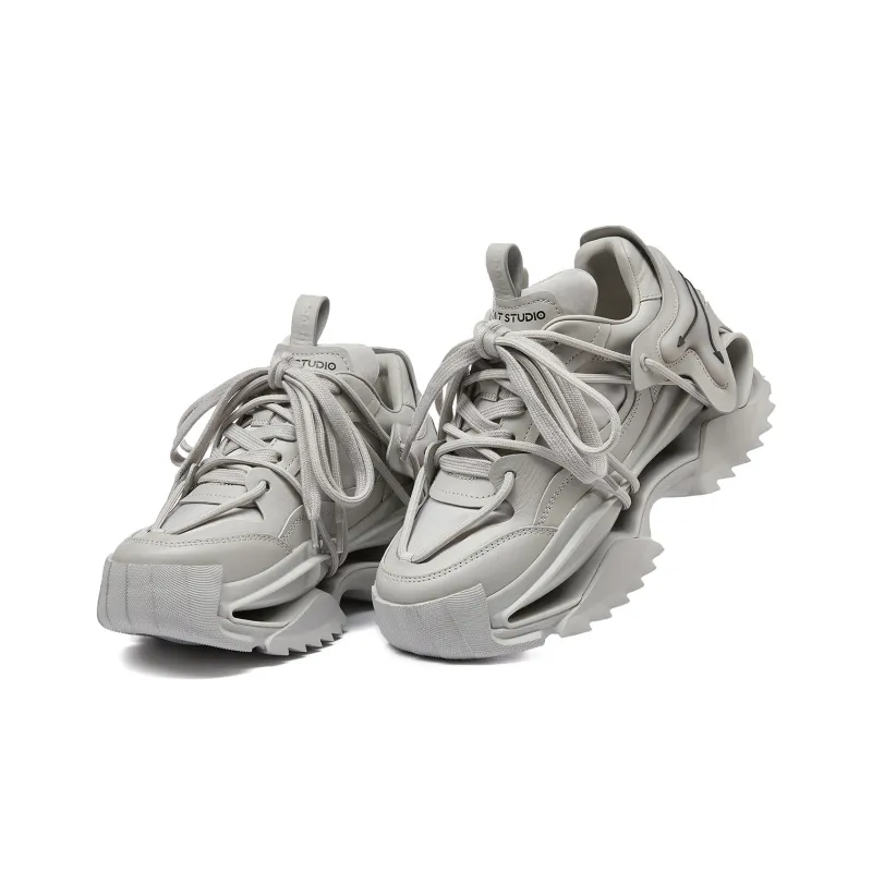 LEECAT STUDIO Cushioning Height Increasing Abrasion Resistant Breathable Chunky Sneakers Women's-3