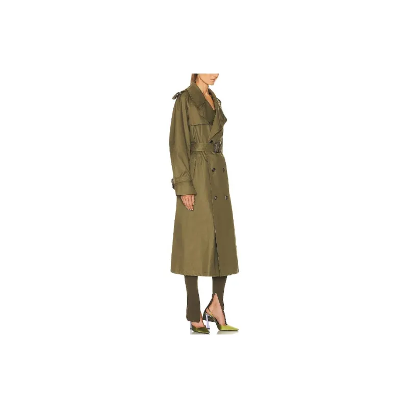 WARDROBE.NYC Coats Women's Green-2