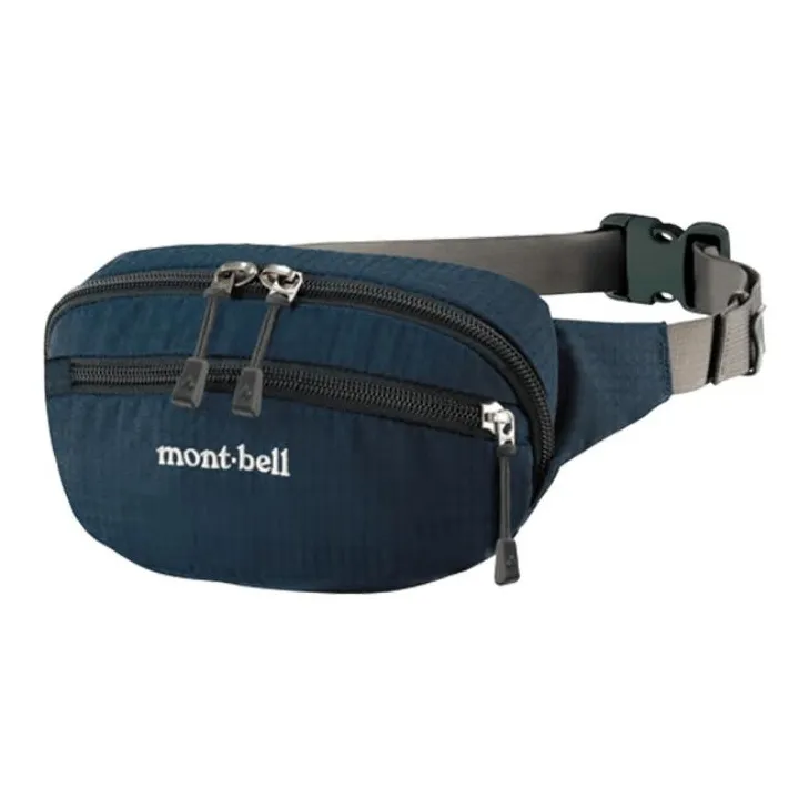 MONTBELL Nylon Fanny Pack Small Size Unisex Marine Blue-0