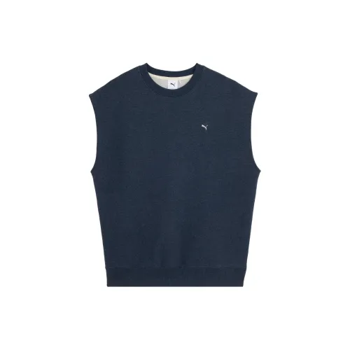 PUMA NAVY Series Tank Tops Unisex Marine Blue