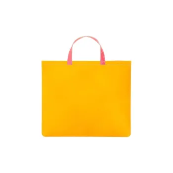 CDG Sheepskin Tote Bag Shopping Bag Shoulder Bag Handbag Regular Women's Yellow