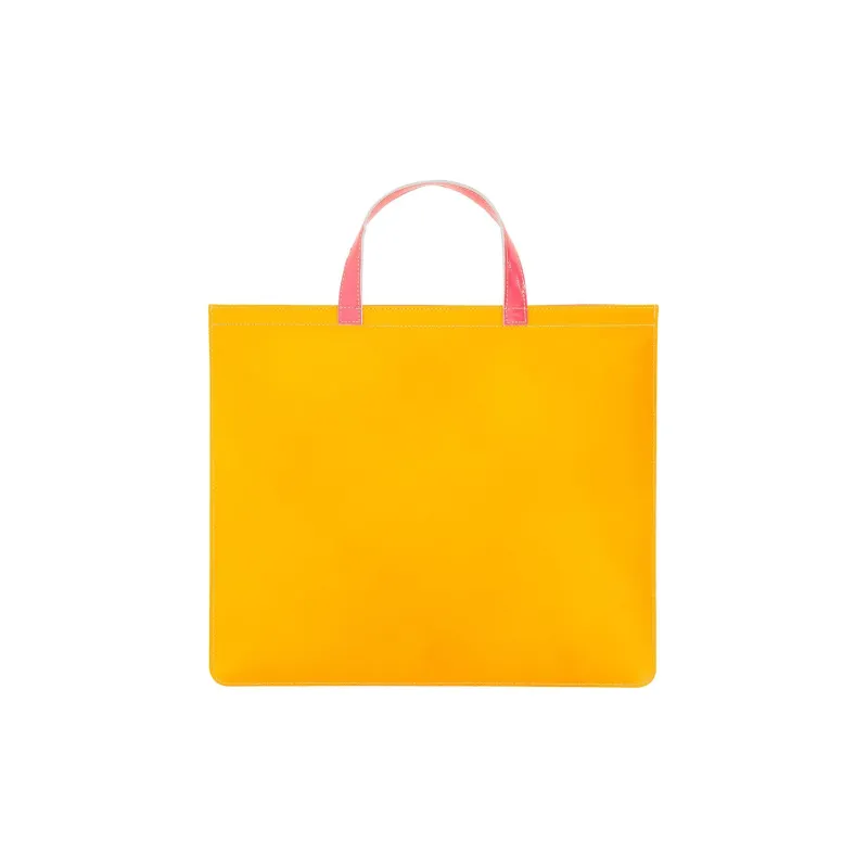 CDG Sheepskin Tote Bag Shopping Bag Shoulder Bag Handbag Regular Women's Yellow-0