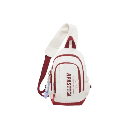 Deli Bear Nylon One Shoulder Yoga Backpack Crossbody Bag Sling Bag Regular Unisex White Green/White Red/White Gray/Black