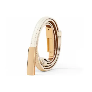 Youyoulan Split Cow Leather With Removable Membrane Leather Belts Women's Width 1cm