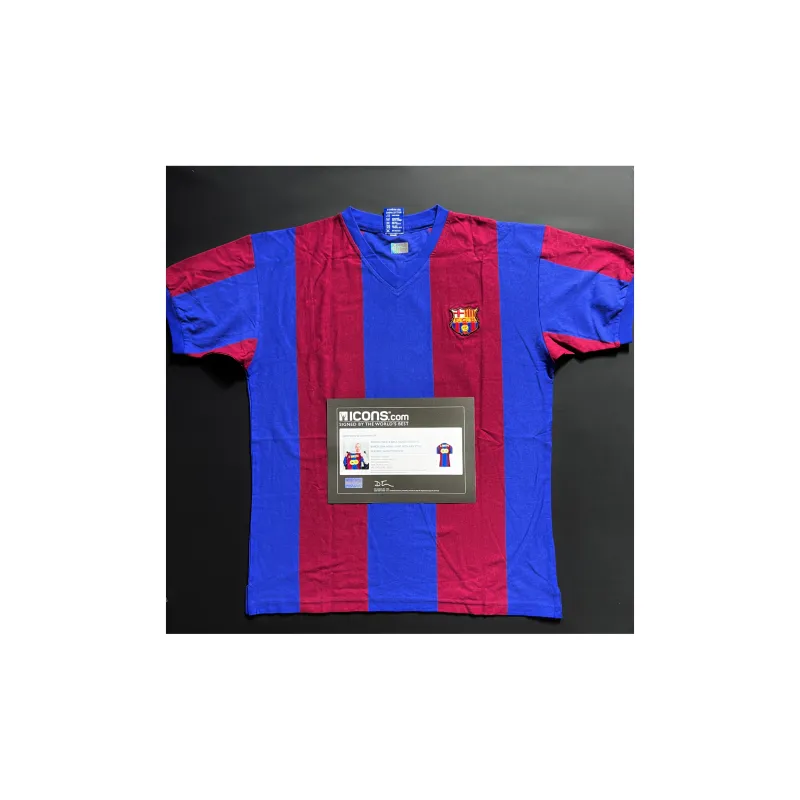 ICONS.com Iniesta Includes Certification Certificate Not Framed Barça Soccer Apparel-2