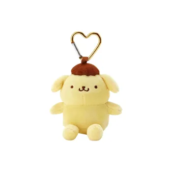 Sanrio Pompompurin Plush Mascot All My Heart Keychain
