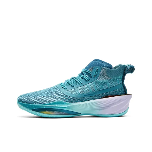 PEAK Basketball Shoes Men Low Top Pine Green