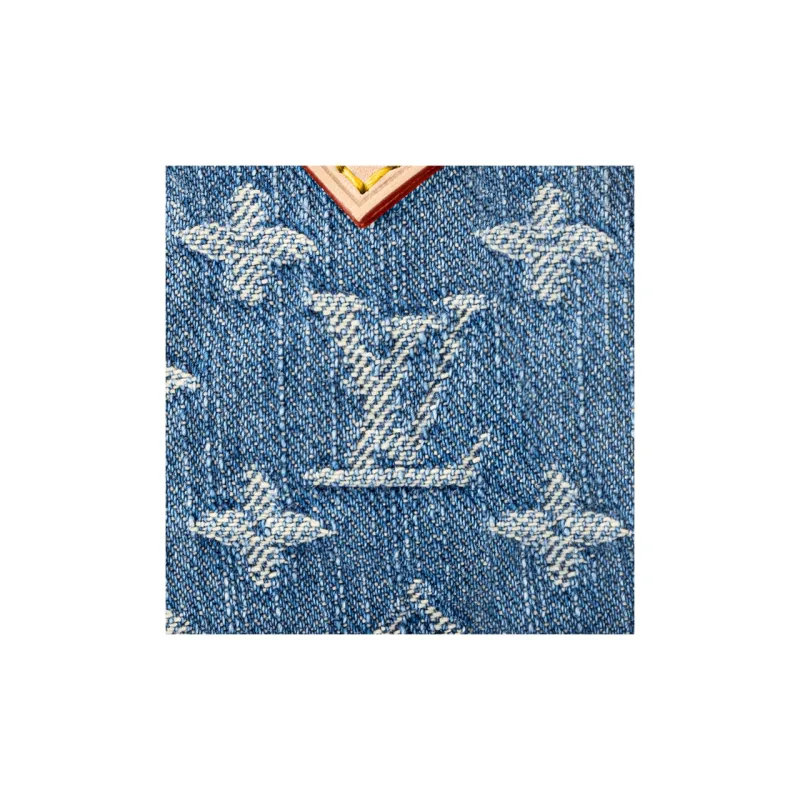 LOUIS VUITTON Nano Speedy Monogram Denim Blue-4