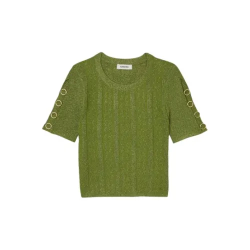 Sandro T-Shirts Women's Green