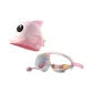Pink Green Two-Piece Set[Swim Goggles+Waterproof Swimming Cap]