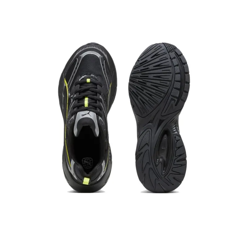 PUMA Morphic Reflective 'Black Yellow Burst'-3