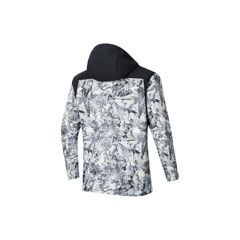 Anta Outdoor Collection Jackets Coats Men's Basic Black/All Over Print-1