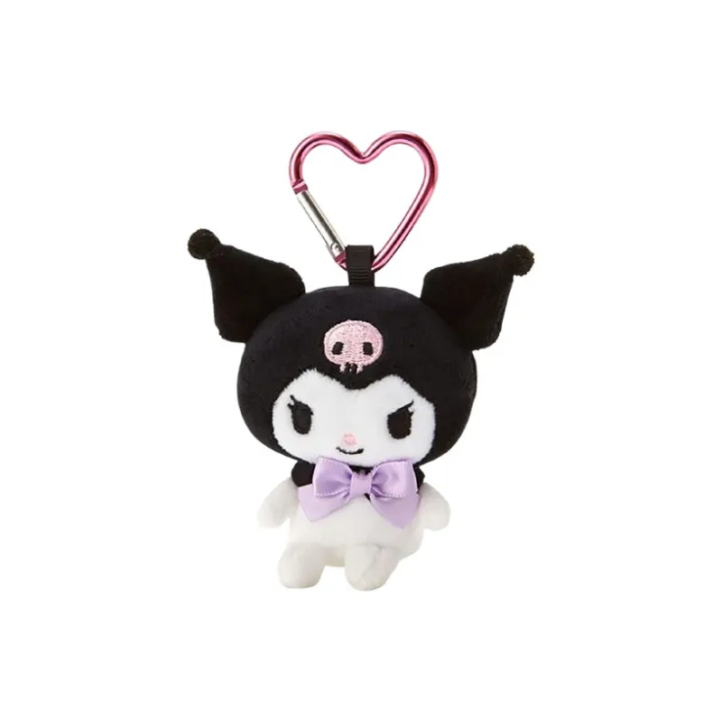 Sanrio Kuromi Plush Mascot All My Heart Keychain-0