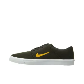 Nike Sb Portmore Canvas Sequoia University Gold Black White
