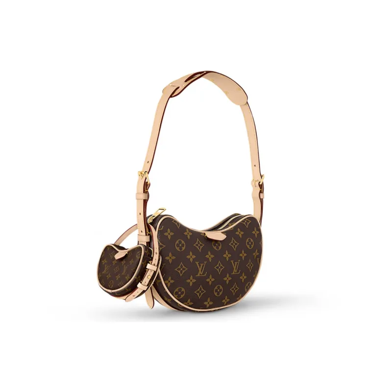 LOUIS VUITTON Croissant Mm Brown Monogram-1
