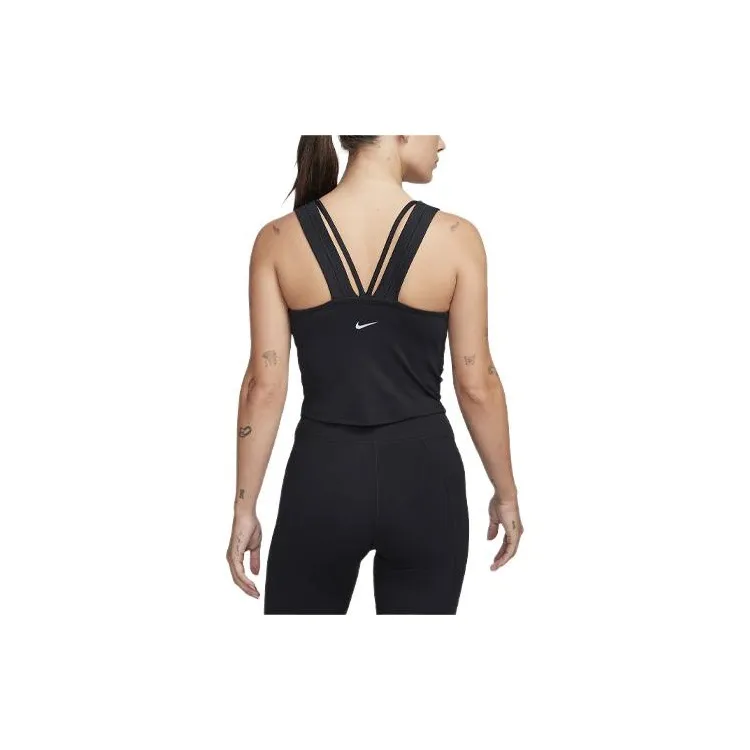 Nike One Fitted Women's Dri-FIT Strappy Cropped Tank Top-1