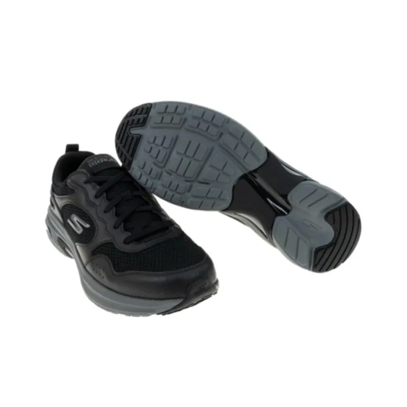 Skechers Go Run Arch Fit Anti Slip Wear Resistant Low Top Running Shoes Men's Black-4