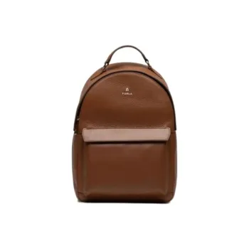 Furla Leather Backpack Regular Women's Brown