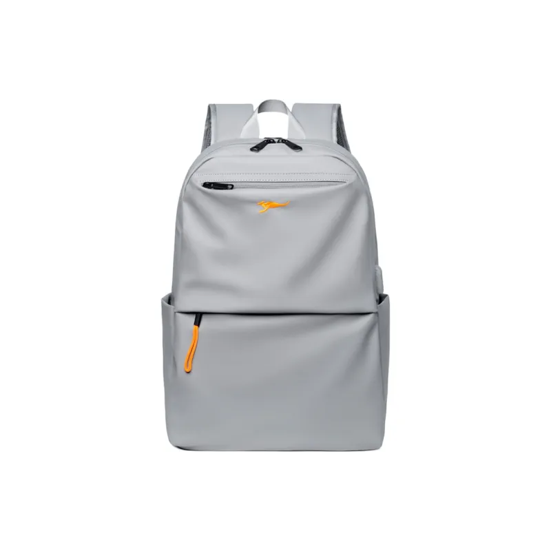 Dusen Kangaroo Oxford Backpacks Backpack Regular Unisex Black/Gray-2