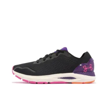 Under Armour Hovr Sonic 6 Slip Resistant Low Top Running Shoes Women's Black Purple
