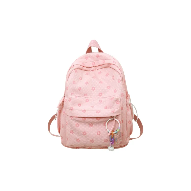 Deli Bear Nylon Small Backpack Regular Women's Green/Blue/Pink/White/Black-6