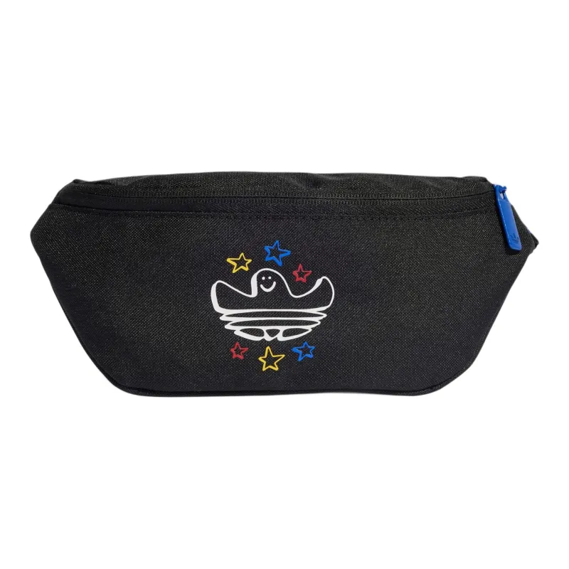 Adidas Originals MARK GONZALES Recycled Polyester Plain Weave Fabric Fanny Pack Regular Unisex Black-0