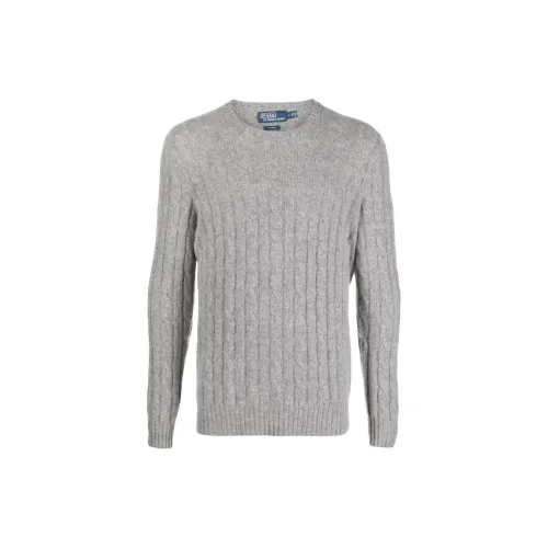 Polo Ralph Lauren Cashmere Sweaters Men Gray