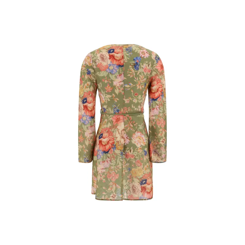 Zimmermann Floral Printed Mini Dress-1