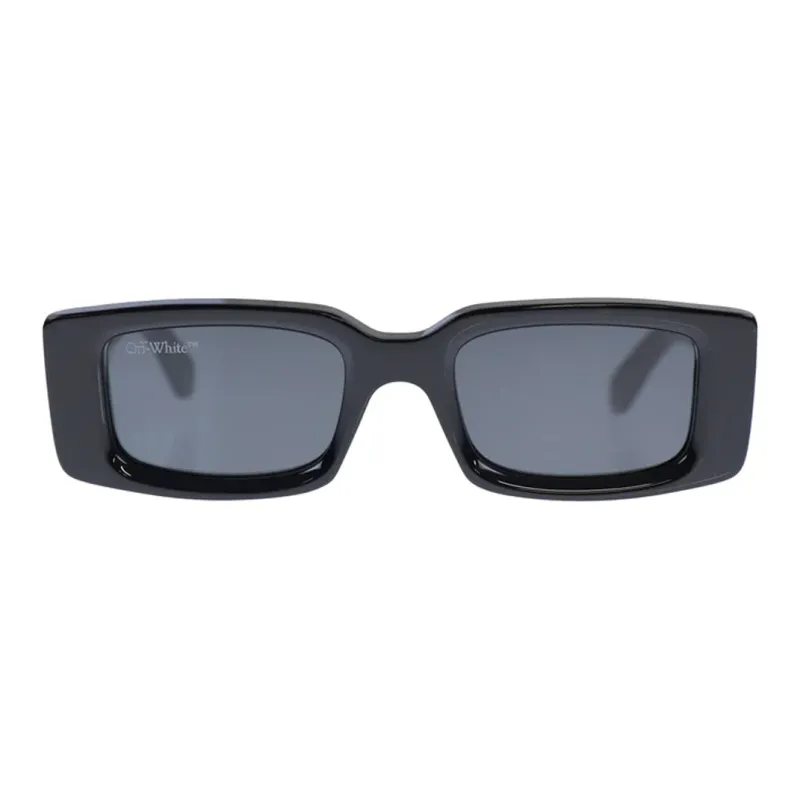 OFF-WHITE Acetate Rectangular Sunglasses Men's Black-1