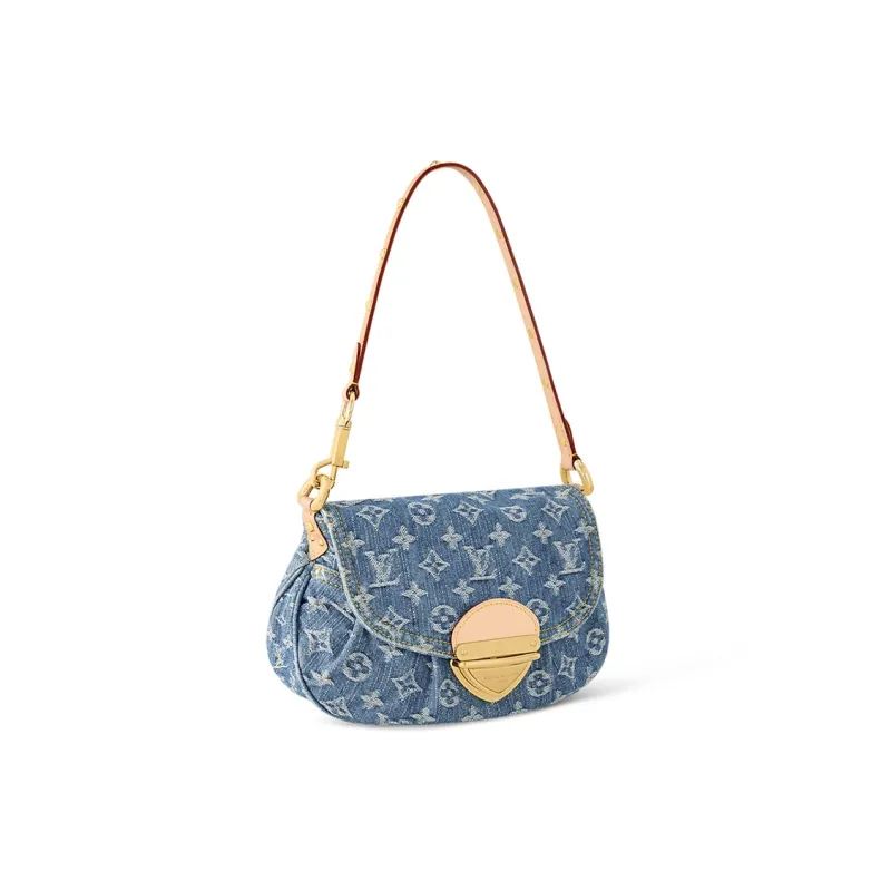 LOUIS VUITTON Sunset Bag Monogram Denim Blue-1