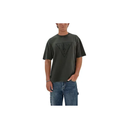 GUESS T-Shirts Men Green