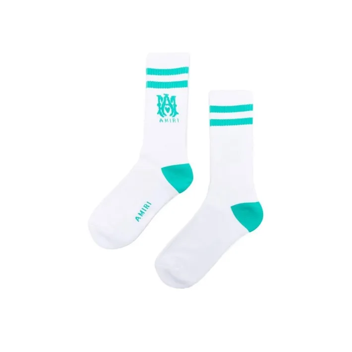 AMIRI Mid-Calf Socks Men's 1 Pack White-0
