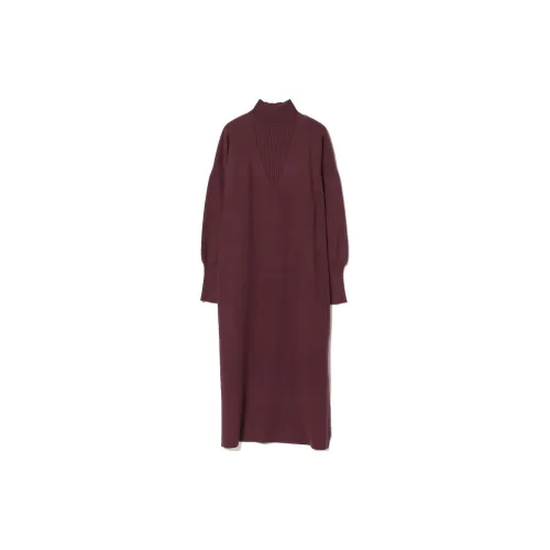 Beams Two Piece Skirt Sets Women's Burgundy