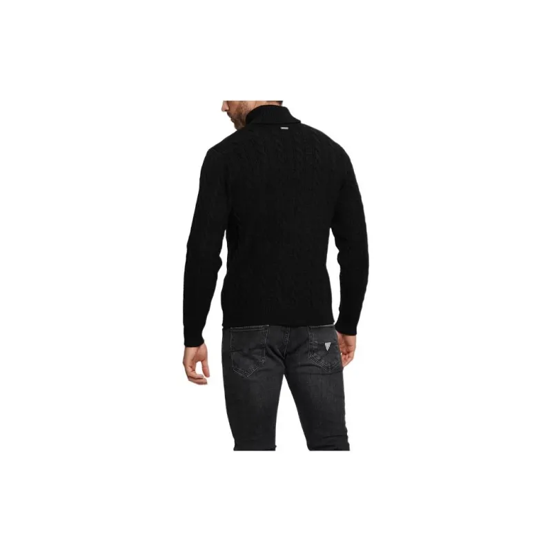 GUESS Eco Ethan Turtleneck Sweater Sweater Men's Black-1
