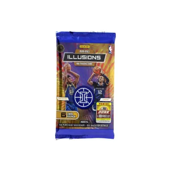 PANINI NBA Basketball Card 2020 21 Illusions RETAIL Pack Fantasy Retail Sports Cards 1 Box