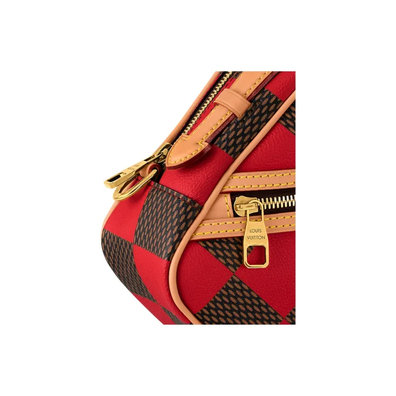 LOUIS VUITTON Chess Messenger Bag Damier Pop Red-5