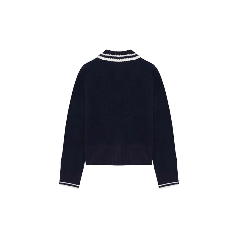LI NING 1990 Classic Collection Knitwear Women's Dark Marine Blue-1