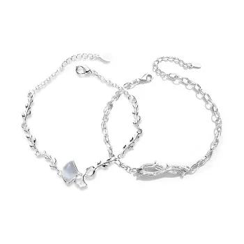 Jingleo Colored Glaze Bracelets Unisex